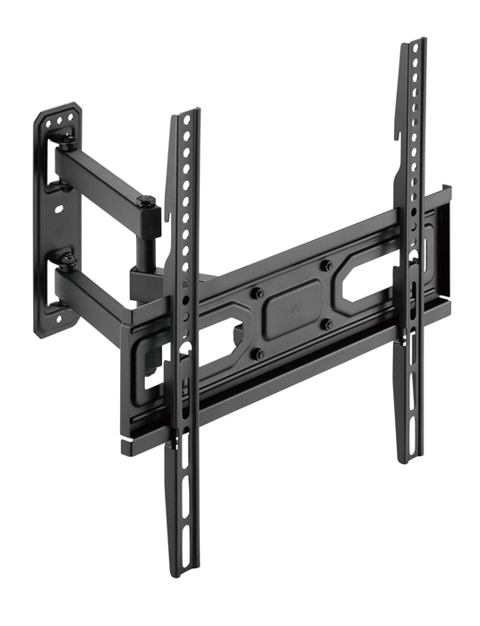 Brateck LPA78-443 Super Economy Full-Motion TV Wall Mount, Fit Screen Size: 32"-55" Up to 35 KG, Fine Texture Black,358x440x420mm (LS) - Image 2