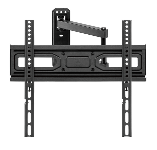 Brateck LPA78-443 Super Economy Full-Motion TV Wall Mount, Fit Screen Size: 32"-55" Up to 35 KG, Fine Texture Black,358x440x420mm (LS)