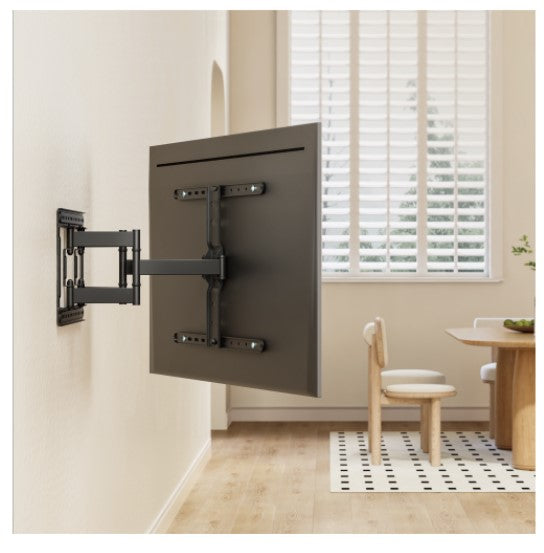 Brateck LPA83-466 Modern Ultra-Slim Full-Motion TV Wall Mount For most 43"-90" TVs, Weight Capacity: 60kg, 420x509x632mm - Image 2