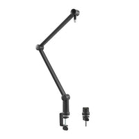 Brateck Professional Microphone Boom Arm Stand, 360° Rotatable Boom, Clip-On Cable Holder, Foldable Scissor Arm Design(LS) - Image 5