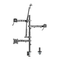 Brateck Single-Monitor All-in-One Studio Setup Desktop Mount Fix 17"-32" Up to 9kg, Fit Curved Monitor, 897x120x1000mm (LS) - Image 1