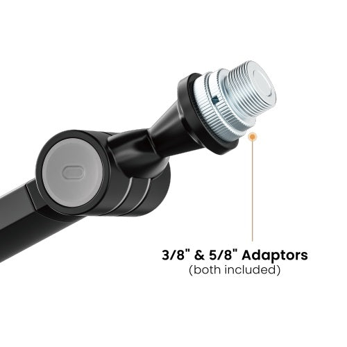 Brateck Flexible Swing-Arm Microphone Floor Stand(NEW), Weight Capacity: 1kg,  Black320x320x1597mm(LS) - Image 4