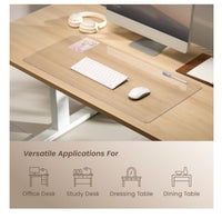 Brateck MP10-18 800mmx400mm Clear Desk Pad, for office desks, study desks, dressing tables, and dining table (LS) - Image 2