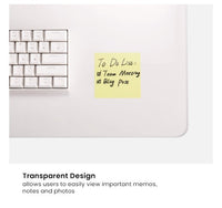 Brateck MP10-19 1200mmx600mm Clear Desk Pad, for office desks, study desks, dressing tables, and dining table (LS) - Image 2