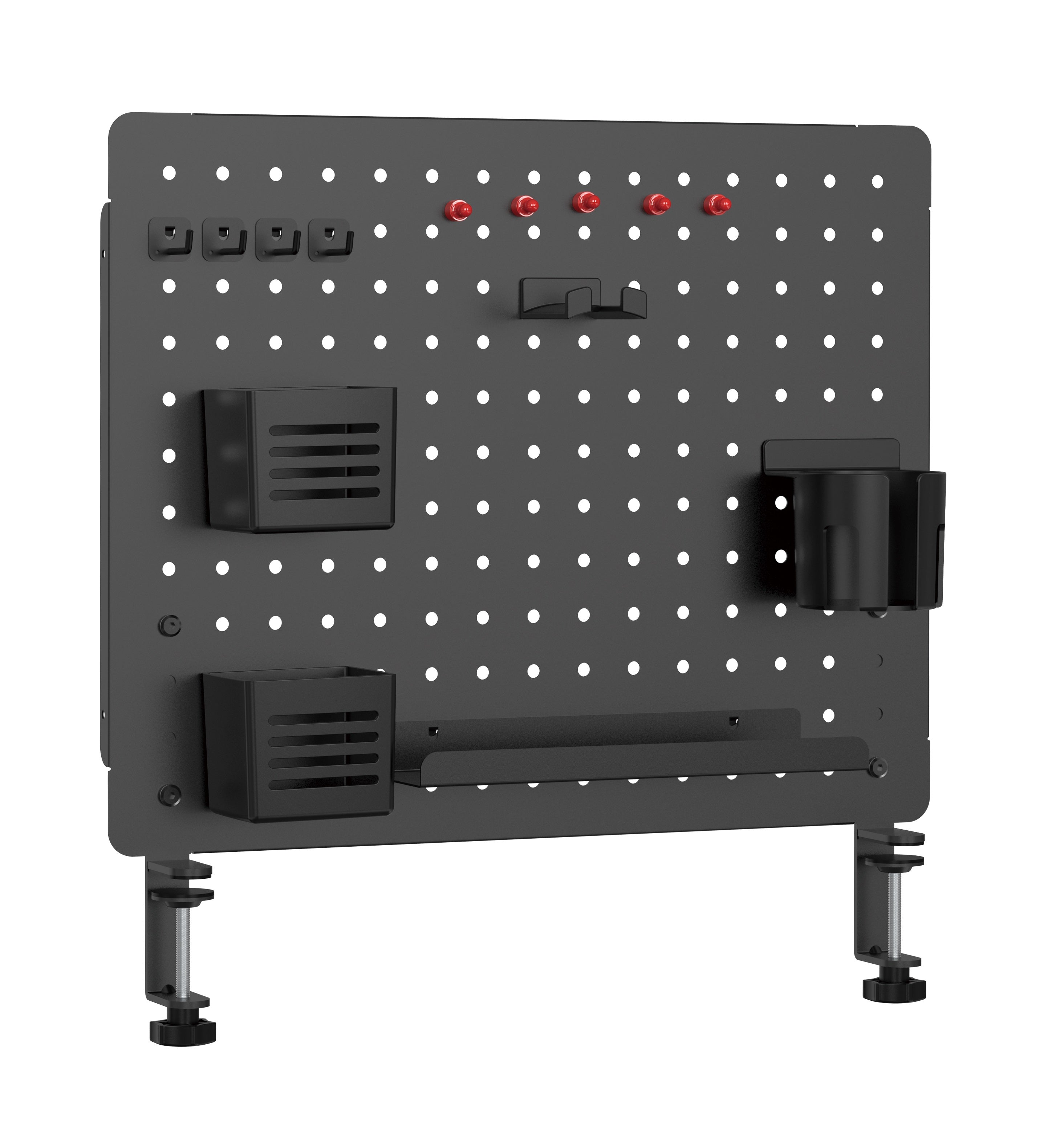 Brateck Desktop Storage Bracket, Clamp Mounting Design: firmly attaches to the table, providing great stability (LS) - Image 1