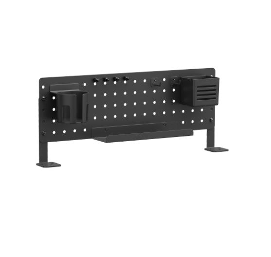 Brateck PB-007-01-B Desk Pegboard Organizer wtih Storage Kits (Black)  600x100x240mm (LS) - Image 5