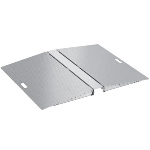Brateck Two-Sided Aluminum Wheelchair Threshold Ramp, Silver Color, 1114x920x60mm, Weight Capacity 300kg (LS) - Image 1