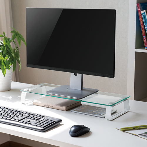 Brateck Universal Tabletop Monitor Riser (560x210x80mm) Fit Screen Size 13"-32" Weight Capacity Up to 20kg (LS) - Image 4
