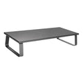 Brateck Timber Desktop Monitor Stand (600x260x120mm) Fit Screen Size 13"-32" Weight Capacity Up to 20kg- Black - Image 1