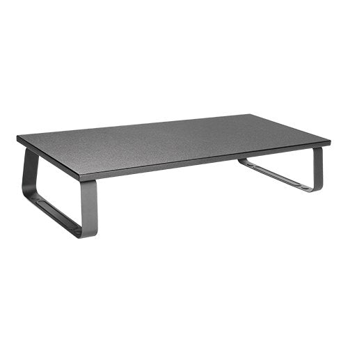 Brateck Timber Desktop Monitor Stand (600x260x120mm) Fit Screen Size 13"-32" Weight Capacity Up to 20kg- Black - Image 4