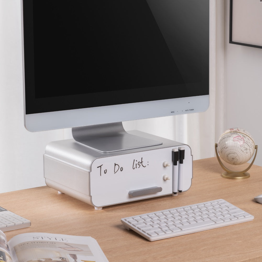 Brateck MABT-STB-181 3-in-1 Aluminum Monitor Riser, Fit Screen Size :  11"~32", Weight Capacity(per layer):  20kg (LS) - Image 2