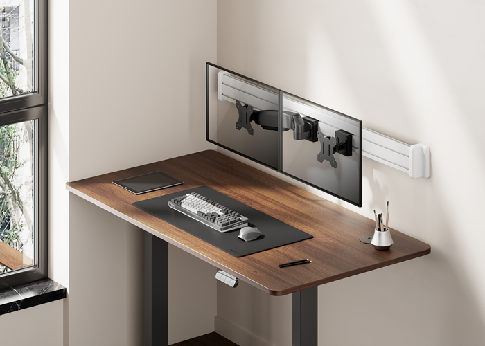 Brateck Aluminum Slatwall Panel, Weight Capacity 40kg-Matte White, Must be installed with MABT-SW02-3 (desk) or MABT-SW02-4 (wall) (LS) - Image 3