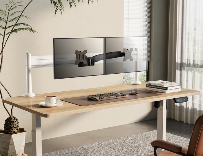 Brateck Aluminum Slatwall Panel, Weight Capacity 40kg-Matte White, Must be installed with MABT-SW02-3 (desk) or MABT-SW02-4 (wall) (LS) - Image 4