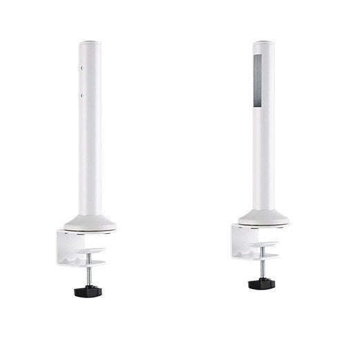 Brateck Slatwall Desk Mounting Pole,Work with Slatwall Panel for Creating Desk-Mounted Slat Wall System( Two poles included) (LS) - Image 1