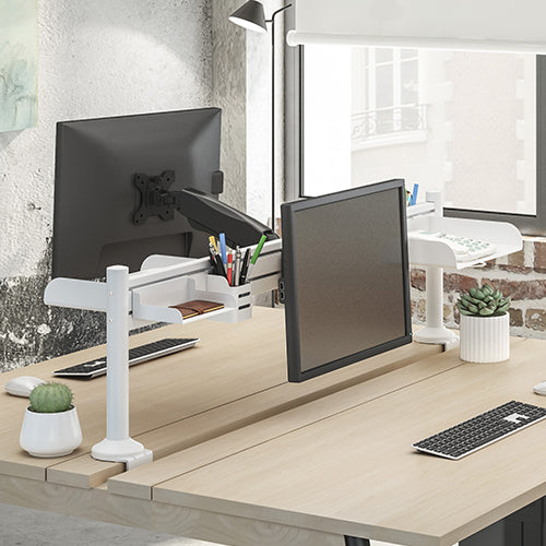 Brateck Slatwall Desk Mounting Pole,Work with Slatwall Panel for Creating Desk-Mounted Slat Wall System( Two poles included) (LS) - Image 2