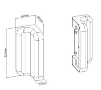 Brateck Slatwall Wall Mounting Plate,Work with Slatwall Panel for Creating Wall-Mounted Slat Wall System (LS) - Image 2