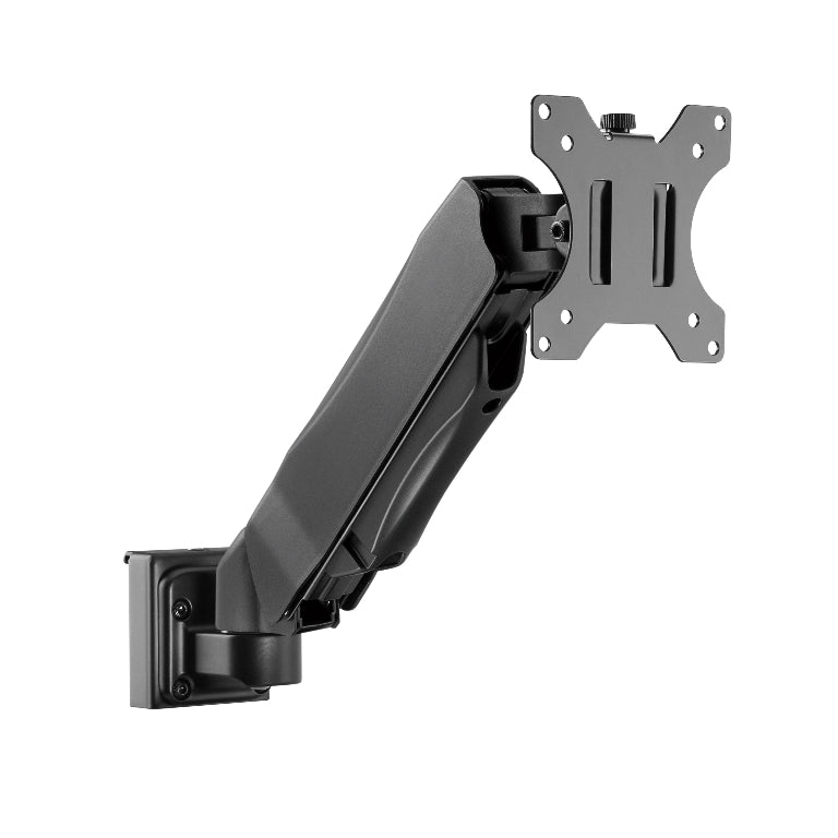 Brateck Slatwall Gas Spring Monitor Arm, Effortless Monitor Height Adjustment with Gas Spring, for 13"-27" Screen, Up to 6.5kg/Screen (LS) - Image 1