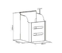 Brateck Pencil Cup,Dimensions 68x70x100mm, Weight Capacity:1kg, Make additional storage for less desktop clutter (LS) - Image 2