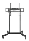 Brateck Standard Motorized TV Cart Fit 55"-100" Up to 120kg- Matte Black , VESA Compatible: 200x200 up to 800x600 （LS） - Image 1