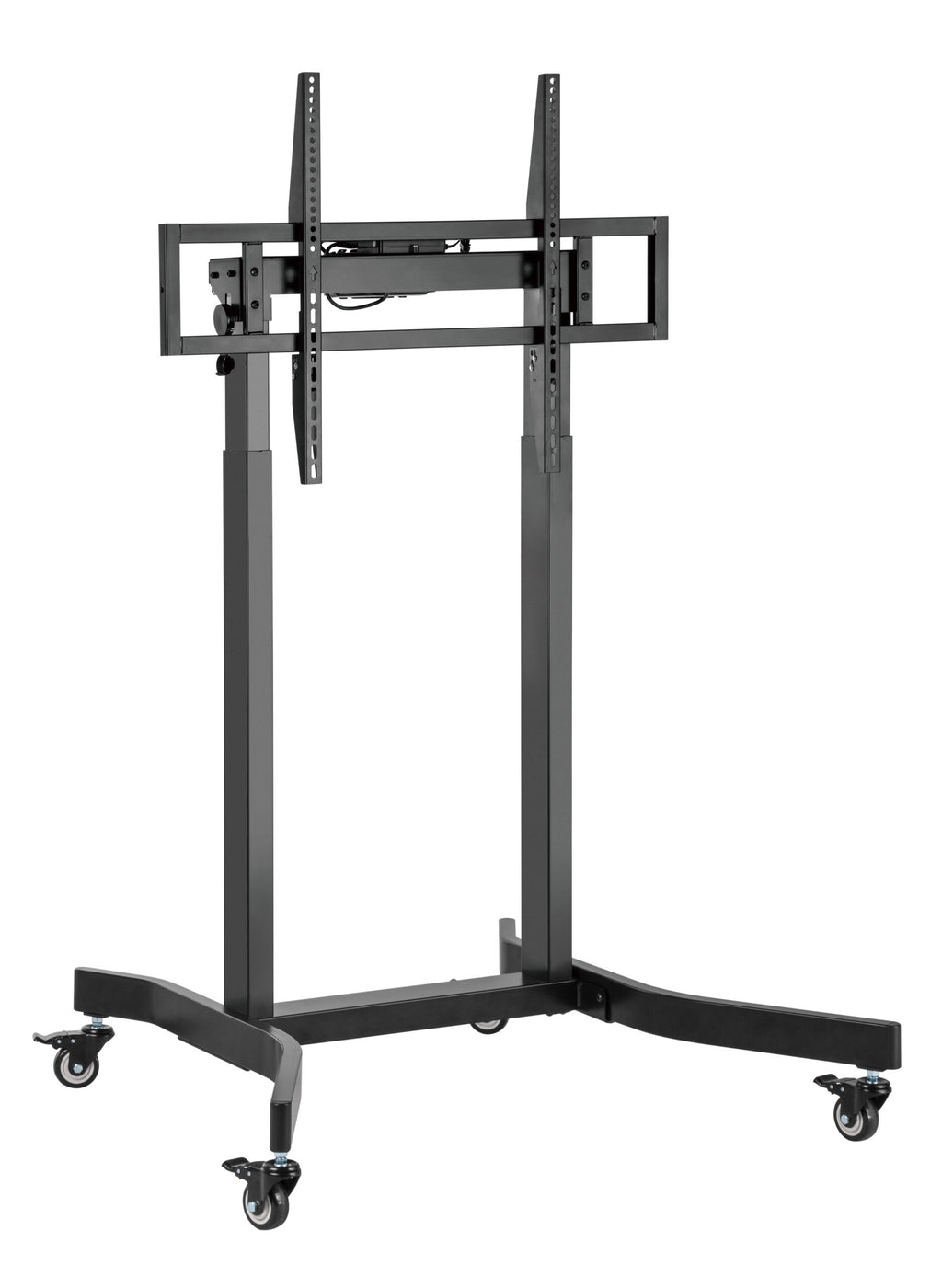 Brateck Standard Motorized TV Cart Fit 55"-100" Up to 120kg- Matte Black , VESA Compatible: 200x200 up to 800x600 （LS） - Image 2