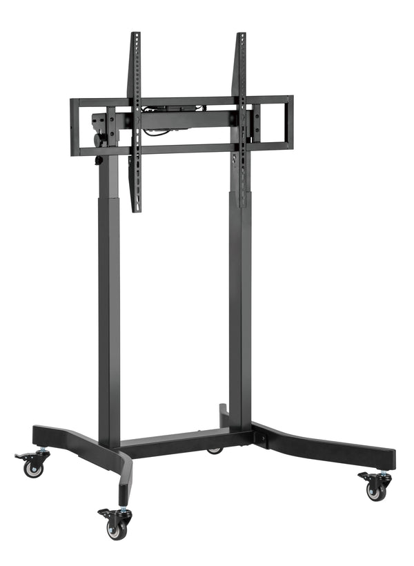 Brateck Standard Motorized TV Cart Fit 55"-100" Up to 120kg- Matte Black , VESA Compatible: 200x200 up to 800x600 （LS）