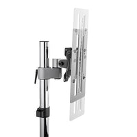 Brateck Steell Track-Mounted Monitor Holder Fit Screen 13"-27" Up to 8kg, Metallic Grey, 115x28x245mm (LS) - Image 3