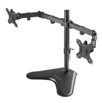 mbeat® activiva Dual-Screen Articulating Monitor Arm with Free-Standing Desktop Base provides perfect solution for ergonomic comfort and workspace(LS) - Image 1