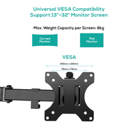 mbeat® activiva Dual-Screen Articulating Monitor Arm with Free-Standing Desktop Base provides perfect solution for ergonomic comfort and workspace(LS) - Image 2