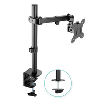 (LS) mbeat® activiva ErgoLife Single Monitor Screen Double Joint Monitor Arm Fit Screen Screen:13""- 32"" Detachable VESA Net Weight3kg - Image 1
