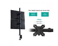 mbeat® activiva Dual-Screen Articulating Vertical Monitor Arm  is designed for ultimate workspace efficiency and ergonomic comfort (LS) - Image 2