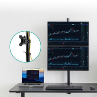 mbeat® activiva Dual-Screen Articulating Vertical Monitor Arm  is designed for ultimate workspace efficiency and ergonomic comfort (LS) - Image 3