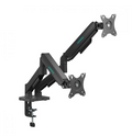 mbeat® activiva Ergolife Dual-Screen Gas Spring Monitor Arm allows you to smoothly adjust the height,angle, and tilt of both screens with minimal (LS) - Image 1
