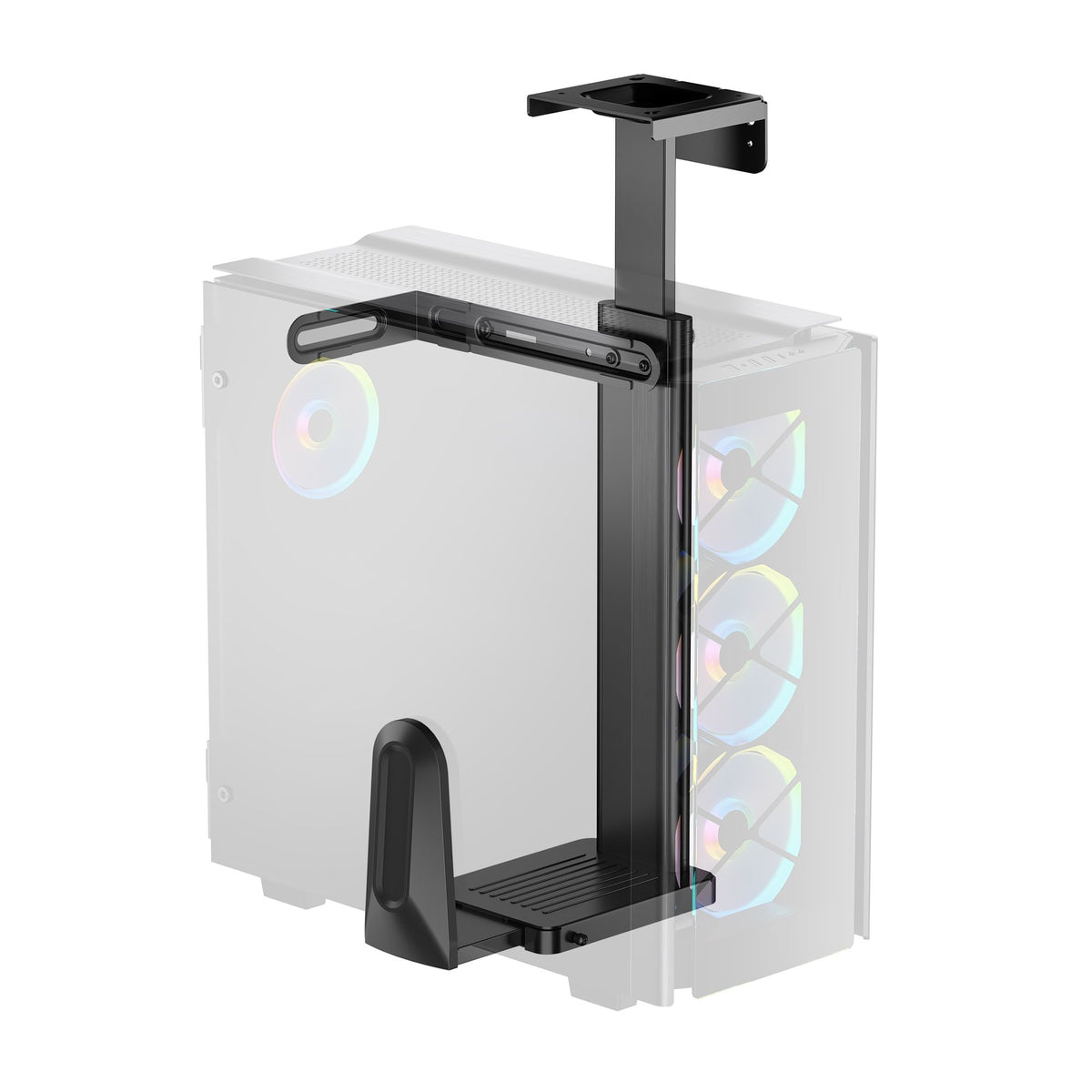 mbeat® activiva Ultra-Wide Adjustable Wall & Under-Desk PC Mount ACA-MNT-CPU01K Heavy-duty weight capacity up to 20kg (LS) - Image 5