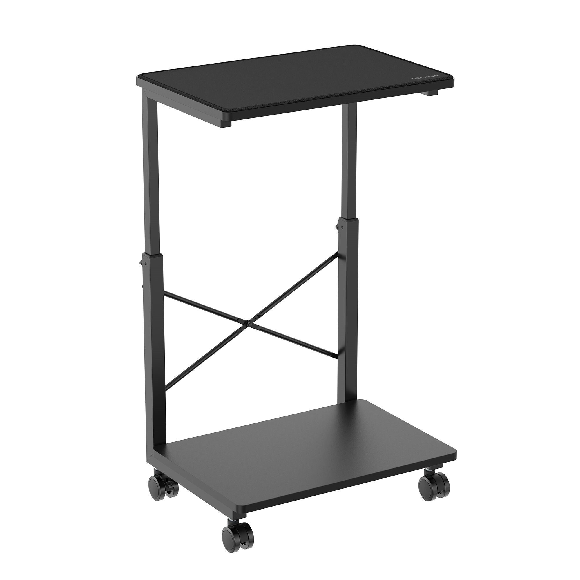 mbeat® activiva Height Adjustable PC & Printer Storage Stand Black Adjustable Shelf Height: 55/60/65/70/75/80/85cm Package Weight: 8.10kg (LS) - Image 1