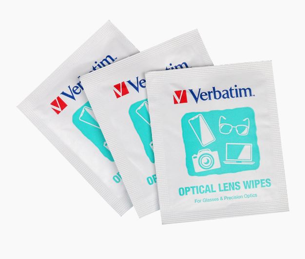 Verbatim Screens, Monitor, Glasses, Window Cleaning Wipes - 25pcs - Image 2