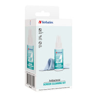 Verbatim Premium Screen  Cleaning Kit - 60ml. Laptop, Phone, Tablet, Monitors, Screens, Glass. Antibacterial - Image 3