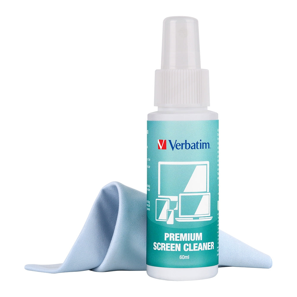 Verbatim Premium Screen  Cleaning Kit - 60ml. Laptop, Phone, Tablet, Monitors, Screens, Glass. Antibacterial - Image 5