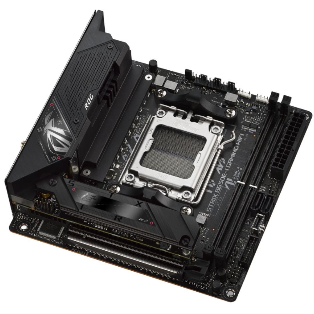 ASUS AMD B650E ROG STRIX B650E-I GAMING WIFI (AM5) Mini-ITX Motherboard, DDR5(2x), 10+2+1 Power Stages, PCIe 5.0 GPU/M.2, USB-C, 2.5Gb LAN, Wi-Fi 6E - Image 3
