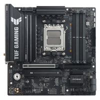 ASUS AMD B650EM TUF GAMING B650EM-E WIFI (AM5) Micro-ATX Motherboard, DDR5(3x), 8+2+1 Power Stages, PCIe 5.0, 3x M.2, Front USB-C, 2.5Gb LAN, Wi-Fi 6E - Image 1