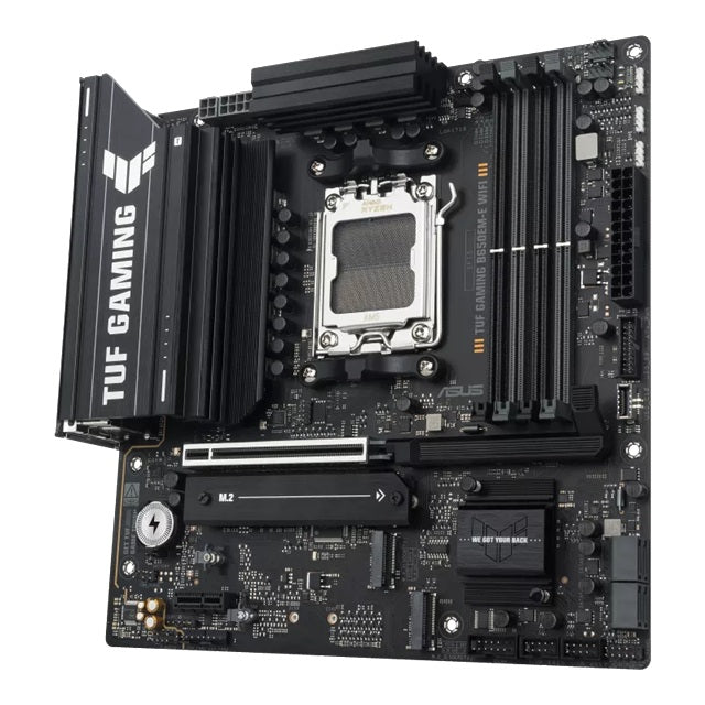 ASUS AMD TUF GAMING B650EM-E WIFI (AM5) Micro-ATX Motherboard, DDR5 256GB, 1x PCIe 5.0 x16, 3x M.2 slots, 4x SATA, Wi-Fi 6, 2.5Gb LAN, 1x HDMI - Image 2