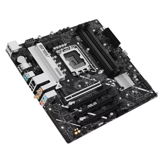 ASUS B760M MAX GAMING WIFI Intel LGA1700 mATX Motherboard Up to 192GB DDR5 (4x Slots), 1 x PCIe 5.0, 3 x M.2, 4 x SATA, WiFi 6, HDMI, DP - Image 4