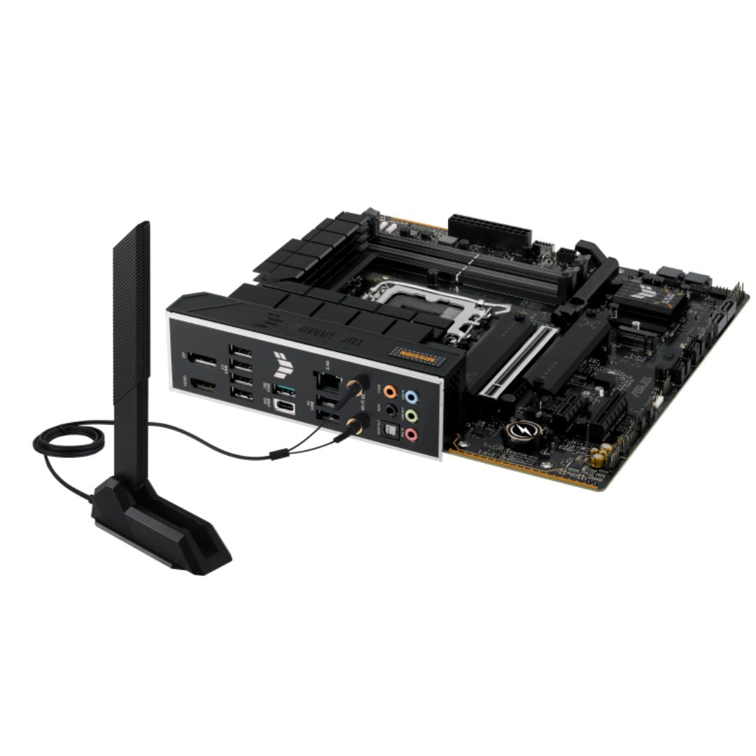 ASUS B760M TUF GAMING B760M-PLUS WIFI II Intel LGA1700 mATX Motherboard 192GB, DDR5, 1 x PCIe 5.0 x16 slot, 3 x M.2 slots,4 x SATA,1xHDMI, 1xDP - Image 4