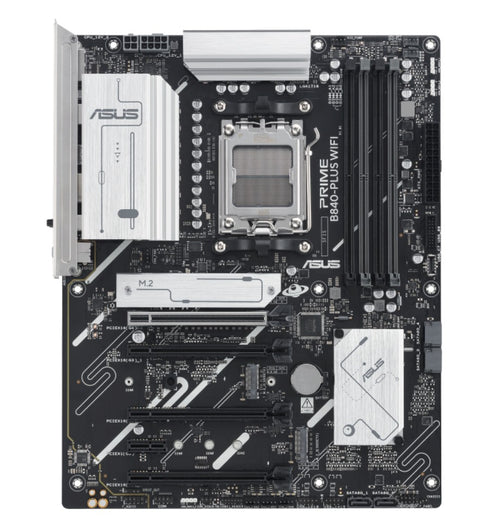 ASUS AMD PRIME B840-PLUS WIFI-CSM (AM5) ATX Motherboard, DDR5 192GB, 1x PCIe 4.0 x16 slot, 3 x M.2 slots, 4x SATA, Wi-Fi 6E, 1 x HDMI, 1 x DP - Image 2