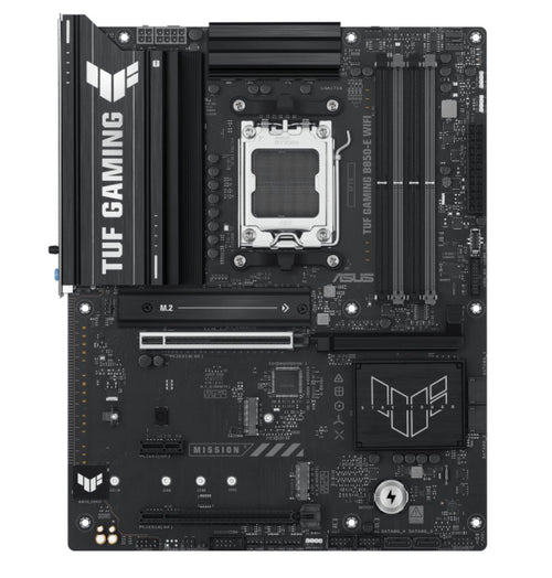 ASUS AMD B850 TUF GAMING B850-E WIFI (AM5)  ATX Motherboard, DDR5 256B, 1x PCIe 5.0 x16 slot, 3 x M.2 slots, 4 x SATA, Wi-Fi 6E, Realtek 2.5Gb - Image 1