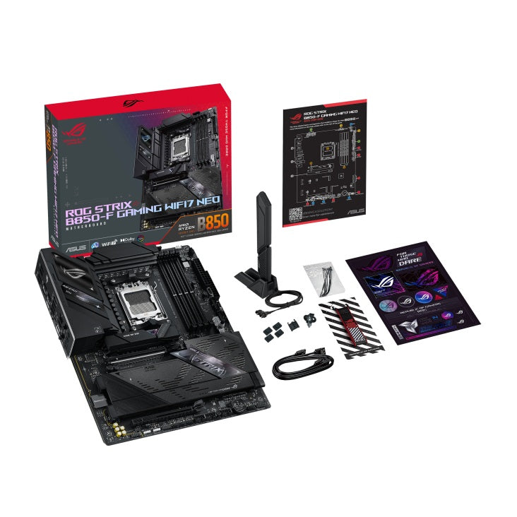 ASUS AMD ROG STRIX B850-F GAMING NEO (AM5) ATX Motherboard, DDR5 256GB, PCIe 5.0, 4× M.2, Wi-Fi 7, 5GbE - Image 4