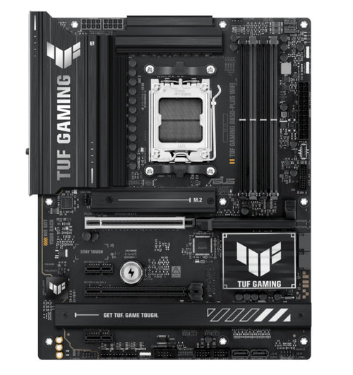 ASUS AMD TUF GAMING B850-PLUS WIFI (AM5) ATX Motherboard, DDR5 192GB, 1x PCIe 5.0 x16 slot, 3 xM.2 slots, 4x SATA, Wi-Fi 7,   Realtek 2.5Gb - Image 1