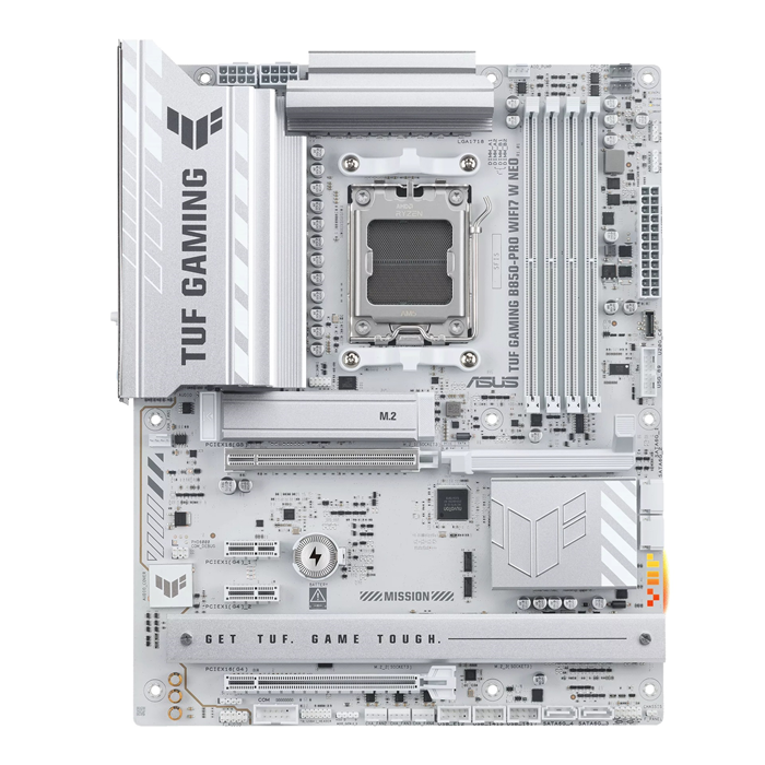 ASUS AMD TUF GAMING B850-PRO WIFI7 W NEO, AM5, 4DIMM, 256GB DDR5, 8400+MT/s, PCIe5.0 x16, x3 M.2, WiFi7, 2.5GbE, USB 20Gbps, HDMI2.1, DP1.4 - Image 2