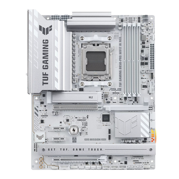 ASUS AMD TUF GAMING B850-PRO WIFI7 W NEO, AM5, 4DIMM, 256GB DDR5, 8400+MT/s, PCIe5.0 x16, x3 M.2, WiFi7, 2.5GbE, USB 20Gbps, HDMI2.1, DP1.4