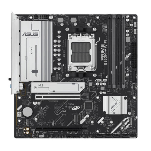 ASUS AMD B850M PRIME B850M-A WIFI-CSM (AM5) mATX Motherboard, DDR5, Max 256GB, 1 x PCIe 5.0 x16 slot, 4 x SATA - Image 1