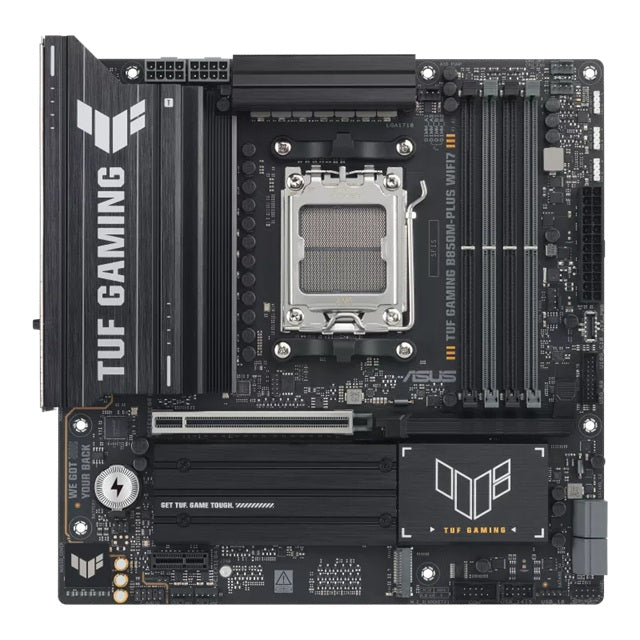 ASUS TUF GAMING B850M-PLUS WIFI7, AM5,B850,4DDR5 256GB,PCIe5.0,M.2x3,WiFi7,BT5.4,2.5GbE,USB20G,DP,HDMI,mATX,3yr wty - Image 2